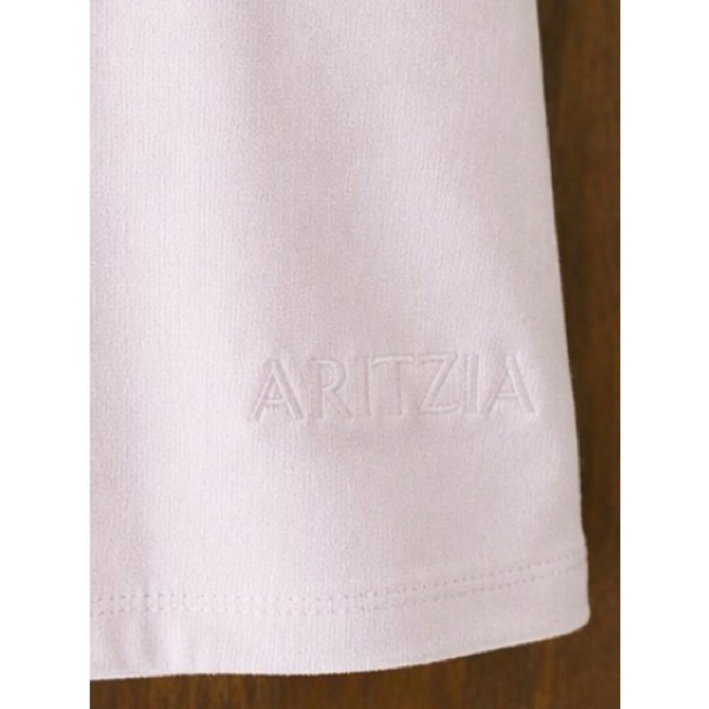 Aritzia Contour Square Neck Top Pink | Size Small - Picture 3 of 5